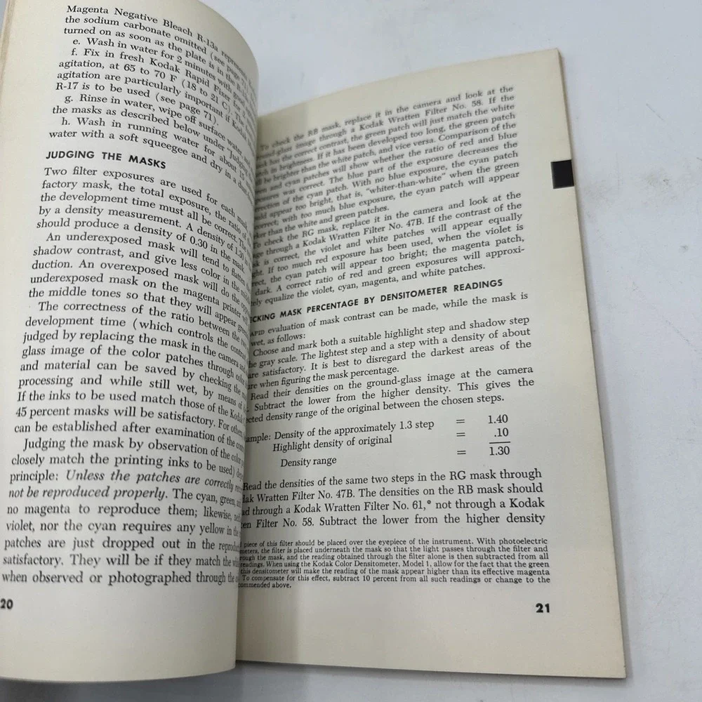 Kodak Photography Data Books. Lot Of 3‎ Paperback Books.  1956-1957